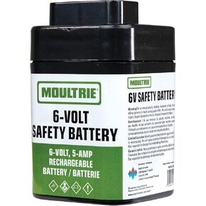 Moultrie MFHP12406 6-Volt, 5-Amp Rechargeable Safety Battery,Multi