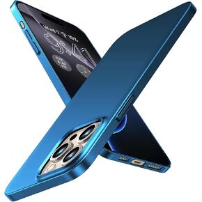 Gxmeuie for iPhone 16 Pro 5G Ultra Thin Case, [Silky Touch][Anti-Fingerprint], 16 Pro Slim Hard PC Matte Back Cover Anti-Scratch Shockproof Protective Cases for iPhone 16 Pro 5G 6.1-inch (Champagne)