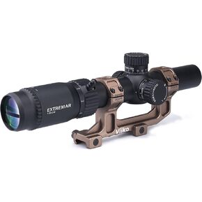 Viiko 1-5x24 Rifle Scope Long Eye Relief Scope LPVO 7.6’ Eye Relief Huge Eye Box Fits Mosin 1891/30 M39 M44(Mount Not Included)