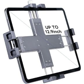 FANAUE Tablet Holder for Car with Ball Head, Lightweight Design, 360 Rotatable Ipad Mount - for Your Windshield, Dashboard, or Desk,Compatible with All 8"-12.9" Tablets (iPad Mini, iPad Pro 12.9)
