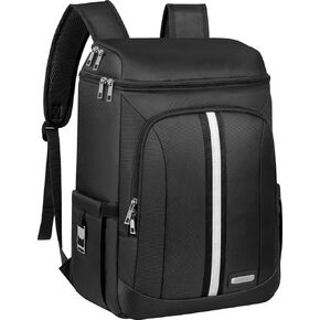 Cooler Backpack,2 Insulated Compartments Backpack Cooler Leakproof Double Deck Lightweight Cooler Lunch Box Bag for Men Women