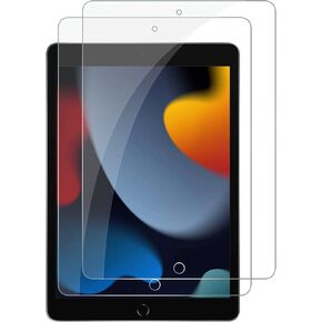 [2 Pack] Tempered Glass Screen Protector for iPad 10.2 inch (9th/8th/7th Generation, 2021/2020/2019),9H Hardness Anti-Shatter Sensitive HD Clear Screen Protector(No-Bubble)(Anti Fingerprint)