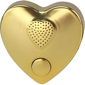 350s Voice Box Recordable Presents Button Sound Box for Stuffed Animals, Voice Recorder for Mother's Day Valentine Christmas Plush Toy,Manual DIY Creative Sound Present for Boys Girls (Gold)