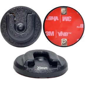 UAYESOK Universal Ham CB Radio Mic Hanger Clip Mount Hook, Mobile Radio Speaker Mic Holder, Portable Car Vehicle Truck Holding Clip for Kenwood Motorola QYT Mobile Transceiver Mic
