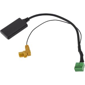 Stereo Radio Harness for Audi Bluetooth AUX Adapter Music Cable Convenient 22cm 1 PCS Black