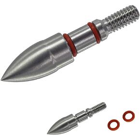 Stainless Steel Archery Field Points 100 Grains Easy Pull Various OD Screw in Archery Field Tips Combo Point 100grains