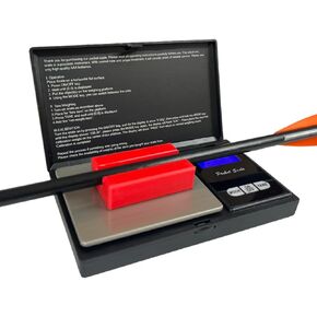 Archery Scale Arrow Grain Scale Digital Arrow Weight Scale Portable Grain/Gram Scales with Arrow Holder, High-Precision Accurate, 3086 Grains x 0.1gn, Included Batteries