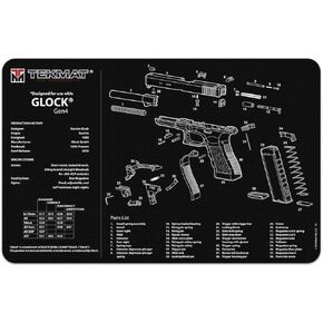 TekMat TEK-R17-GLOCK-G4-TEK, Multi, One Size,Black