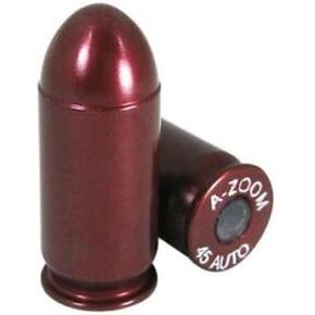 Azoom .45 ACP Caliber Snap Cap,Red