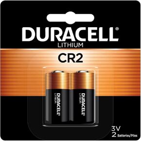 Duracell CR2 3V Lithium Battery, 1 Count Pack, CR2 3 Volt High Power Lithium Battery, Long-Lasting for Video and Photo Cameras, Lighting Equipment, and More
