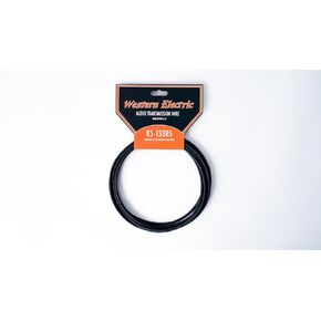 Western Electric KS13385 12 AWG Speaker Wire Electric Wire 600V 25A Made in The USA (Black, 8 Feet)