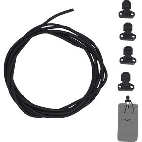 4pcs Magazine Bag Pull Tab Adjustable Shock Cord Retainer Magazine Pouch Portable Nylon Pull Tab Accessories for Mag Pouch Vest