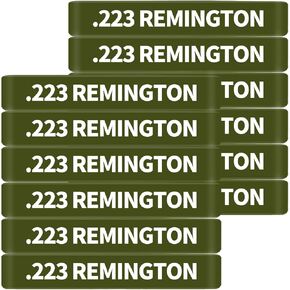 12 Pack Miaozhun .223 Remington Magazine Marking Bands .223 Magazine Caliber Identification