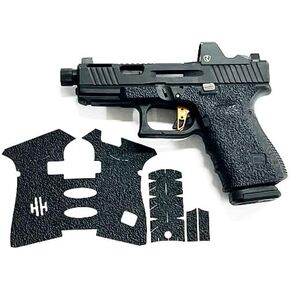 Handleitgrips Gun Grip Tape Compatible with Glock 19 Gen 3 and Glock 23 Gen 3 - Black Sandpaper Pistol Grip Tape, Easy Installation, Gun Parts & Accessories, Veteran Owned, Made in The USA