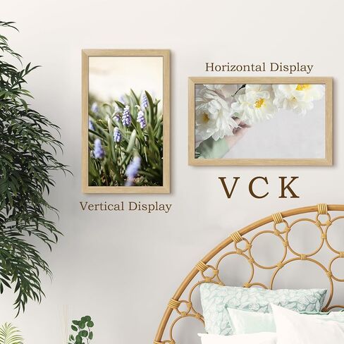 VCK 11x17 Picture Frame 5 Pack, Brown Solid Wood Poster Frame with Exclusive Wood Grain, Wall Mounting Hanging in Kuwait