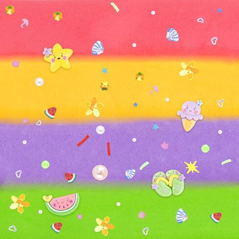 LAWOHO Big Butter Slime Kit, Includes 18 x 60ml Butter Slime & 36 Packs Slime Add Ins, Slime for Kids Party Favors, Non Stick Scented Slime Kit, Slime Toys Birthday Halloween Christmas Easter Gifts in Kuwait