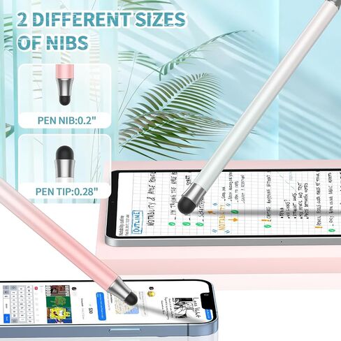 Stylus Pens for Touch Screens, Compatible with All Capacitive Touch Screens,High Sensitivity & Precision Rubber Tips (8pcs-Corlorful) in Saudi Arabia