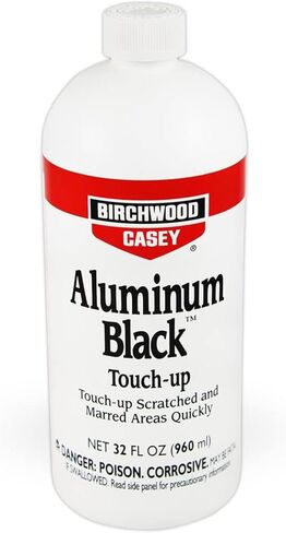 Birchwood Casey Fast-Drying Fast-Acting Aluminum Black Metal Finish for Restoring Scratched and Marred Areas, Gun Cleaning in Saudi Arabia
