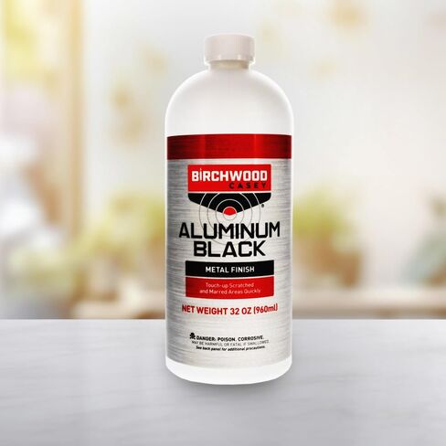 Birchwood Casey Fast-Drying Fast-Acting Aluminum Black Metal Finish for Restoring Scratched and Marred Areas, Gun Cleaning in Saudi Arabia