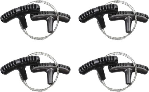 Woogim 4 Pcs Stainless Steel PP Handle Cable Saws for Handsaws Outdoor Wire Saws 70cm Orange in Saudi Arabia