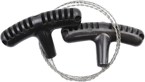 Woogim 4 Pcs Stainless Steel PP Handle Cable Saws for Handsaws Outdoor Wire Saws 70cm Orange in Saudi Arabia