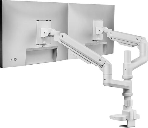Ultrawide Dual Monitor Arm – Heavy Duty Monitor Arm Desk Mount with VESA Mount Compatibility and Gas Spring Mechanism – Holds Up to 57" Wide and 59.4 lbs. Each in Kuwait