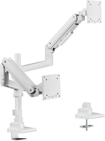Ultrawide Dual Monitor Arm – Heavy Duty Monitor Arm Desk Mount with VESA Mount Compatibility and Gas Spring Mechanism – Holds Up to 57" Wide and 59.4 lbs. Each in Kuwait