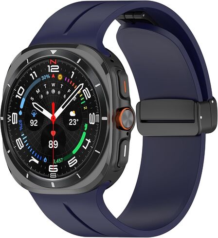 Baaletc Sport Band for Samsung Galaxy Watch Ultra 7 Bands 47mm, Soft Silicone Sport Magnetic Band for Galaxy Ultra 7 Watch Band for Men Women in Saudi Arabia