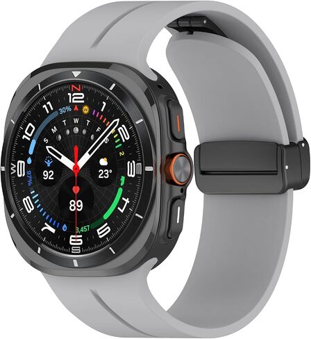 Baaletc Sport Band for Samsung Galaxy Watch Ultra 7 Bands 47mm, Soft Silicone Sport Magnetic Band for Galaxy Ultra 7 Watch Band for Men Women in Saudi Arabia