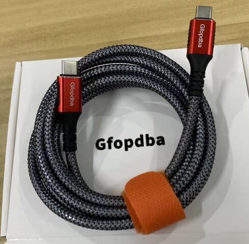 120Gbps Bandwidth for Thunderbolt 5 Cable 2.3FT, Support 80Gbps, PD 240W, 16K / 8K@60Hz, 4K@540Hz, USB C Video Display Cable for Thunderbolt 4/3, iPhone 16/15, Docking, SSD, USB4 in Saudi Arabia