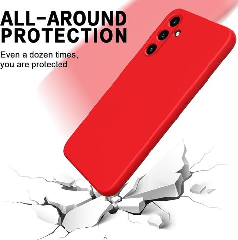 Liquid Silicone Anti-Fingerprint Case Compatible with Gabb Phone 4PRO, Anti-Stain Cover Soft Microfiber Lining | Compatible with Gabb Phone 4 PRO Cover Anti-Scratch [Lens Protect] Case- Pink in Saudi Arabia