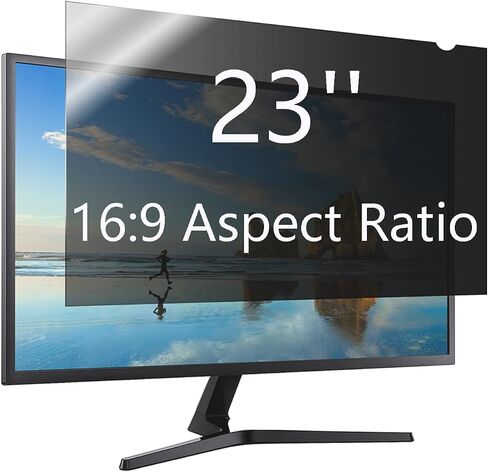 23 Inch Privacy Screen for Monitor for Widescreen Monitor - Anti Glare - Blue Light Filter - Anti-Scratch Protector (16:9 Aspect ratio) in Saudi Arabia