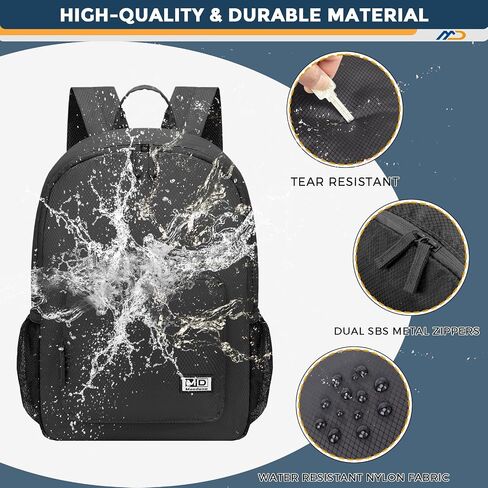 20L Lightweight Hiking Backpack - Waterproof Packable Backpack for Women Men, Small Foldable Nylon Daypack for Travel, Work, Collapsible Ultralight Backpack - Black in Saudi Arabia