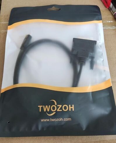 Twozoh Micro HDMI to DVI Cable 3.3FT, Micro HDMI 1.4 to DVI 24+1 Pin Male to Male Cable Support 1080P Full HD in Saudi Arabia