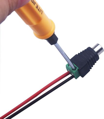 RCA to AV Screw Terminal Connector, RCA Cable Audio Adapter,Phono RCA Female Jack Solderless Converter Audio/Video Connector Speaker Wire to RCA Adapter in Kuwait