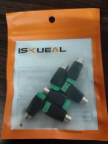 RCA to AV Screw Terminal Connector, RCA Cable Audio Adapter,Phono RCA Female Jack Solderless Converter Audio/Video Connector Speaker Wire to RCA Adapter in Kuwait