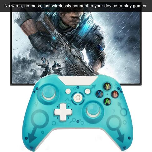 وحدة تحكم Sehawei اللاسلكية لجهاز Xbox One PC Gamepad مع محول لاسلكي 2.4 جيجا هرتز، لأجهزة Xbox One/One S/One X/One Elite/Xbox Series X/PS3 /Windows 7/8/10 (أخضر) in Kuwait
