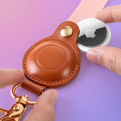 Airtag Keychain Holder with Hand Straps, Airtag Anti-Lost Hand Straps Case Anti-Scratch Airtags Key Chain for Apple Air Tags, Airtag Accessories for GPS Item Finder Tracker (2-Pink) in Saudi Arabia