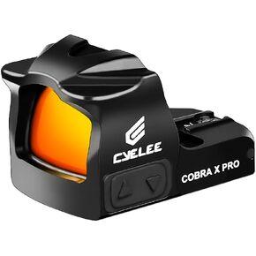 Cyelee Cobra X Pro Drop-Proof Multi-Reticle Duty Red Dot Sight for Doctor/Venom Footprint - 26 MOA Circle & 2 MOA Dot with Motion Deactivated Standby(Shake Awake)