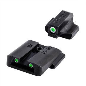 TruGlo Pistol Optic, Glow in the Dark Green/White Dot Sight for Smith & Wesson M&P Series Pistols, Tritium