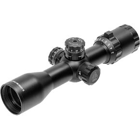 Leapers Inc., UTG BugBuster Riuflescope, 3-12x32mm, 1" Tube, Side AO, Mil-Dot Reticle, DT Rings, Black