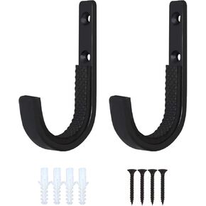 Mind and Action Horizontal Metal Gun Rack and Shotgun Hooks Rifle Hangers Store Rifle Shotgun and Bow, Wall Mount Storage