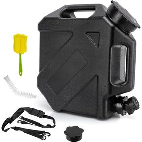 Camping Water Jug, 2.6 Gallon (10L) Camping Water Container, Portable Emergency Camping Water Tank, BPA Free Water Storage With Spigot No Leakage For Camping, Outdoor Hiking, BBQ, Picnic