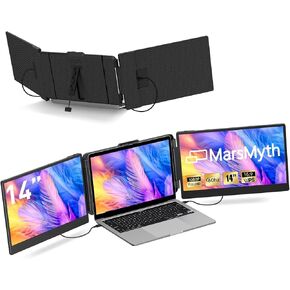 Laptop Screen Extender 14 inch, FHD 1080P IPS Panel, Plug & Play, Portable Monitor for Laptop, for 13-16" laptops (Wins, macOS (M3 Only), Switch, PS4)