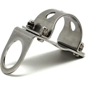 Cliff Top 1.25" (31.75mm) Motorcycle Handlebar Mounting Bracket (Silver)