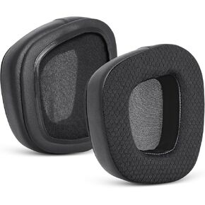 Replacement Ear Pads Cushions for Corsair Void & Corsair Void PRO RGB Wired/Wireless Gaming Headsets with Black Mesh Fabric, Memory Foam