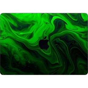 Razer Laptop Skin: MacBook Pro 16 (A2991) - Full Wrap - Premium 3M Cast Vinyl - Scratch Resistant - Unique Designs & Finishes - Easy Application - Black Metal