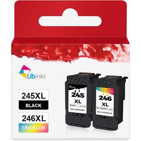 245XL 246XL Combo Pack Compatible for Canon Ink 245 and 246 XL to TR4500 MX490 MG2522 MX492 TR4520 TS3322 TR4522 TS3122 TS3300 MG2522 TS3320 TS3100 Printer Ink Cartridge PG245 CL246 243XL 244XL