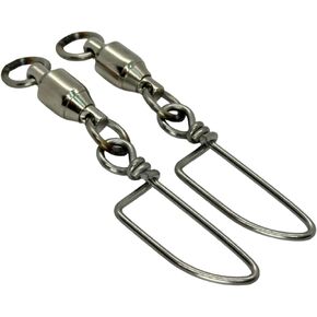 Ball Bearing Double-axis Rotation Twin Swivel + CL-SNAP Size #0～＃10 Strength 55lb～661lb Over Fishing Tackle Saltwater Swivel Freshwater Swivel Solid Ring Big Game Fishing Accessories Made in Japan
