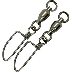 Ball Bearing ST Swivel + CL-SNAP Size #0～＃10 Strength 55lb～661lb Over Fishing Tackle Saltwater Swivel Freshwater Swivel Solid Ring Big Game Fishing Accessories Made in Japan